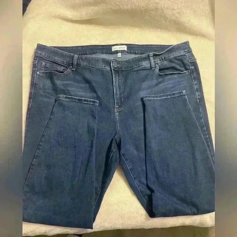 Lane Bryant Denim Jeans Flex Magic Waistband Deluxe Fit High Rise Skinny Size 26